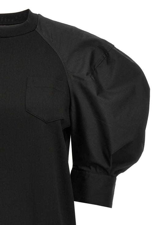  사카이 벌룬 숏 슬리브 티셔츠 2507767001 Black - SACAI