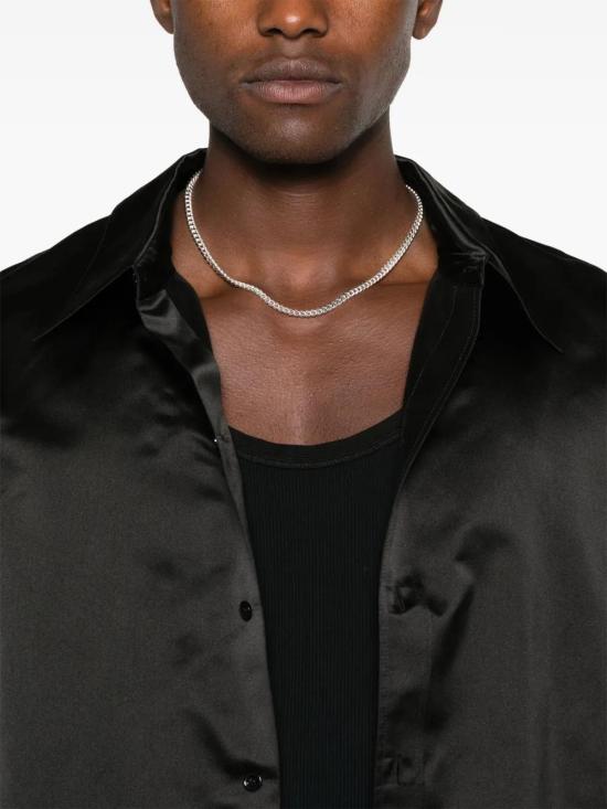  생로랑 긴팔 셔츠 788143Y015O black - SAINT LAURENT