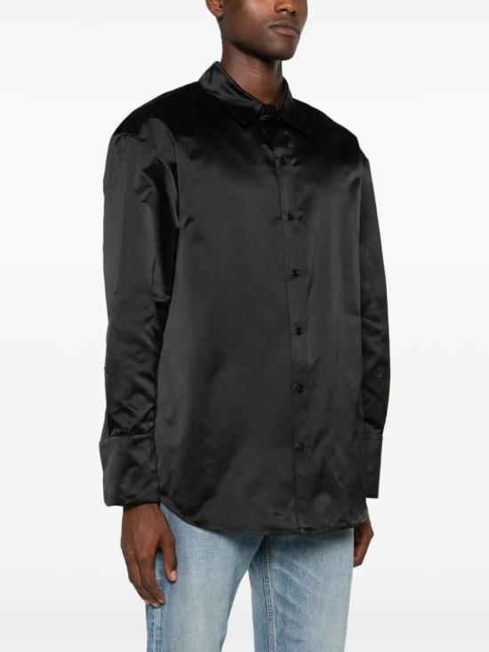  생로랑 긴팔 셔츠 788143Y015O black - SAINT LAURENT