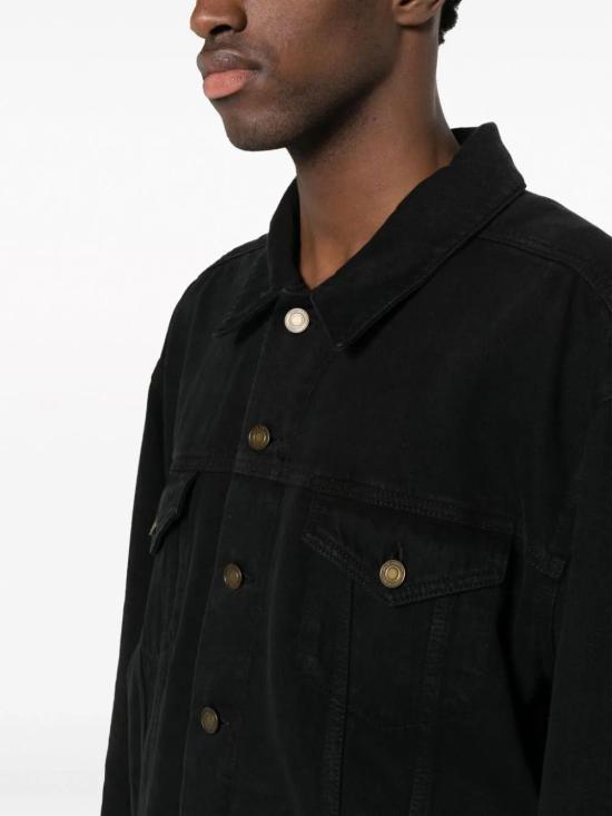  생로랑 데님 자켓 730958Y16PD black - SAINT LAURENT