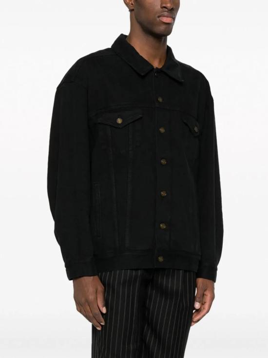  생로랑 데님 자켓 730958Y16PD black - SAINT LAURENT