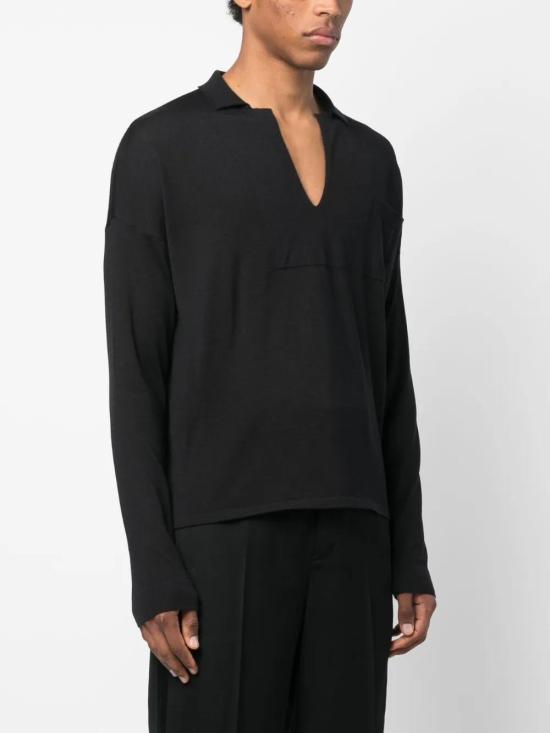  생로랑 긴팔 티셔츠 729982YAPK2 black - SAINT LAURENT