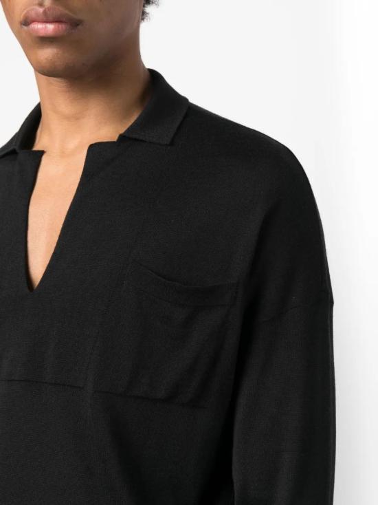  생로랑 긴팔 티셔츠 729982YAPK2 black - SAINT LAURENT