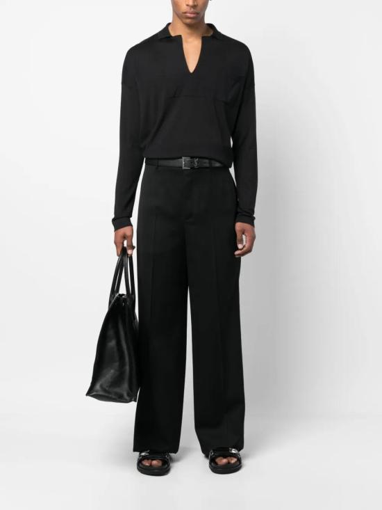  생로랑 긴팔 티셔츠 729982YAPK2 black - SAINT LAURENT