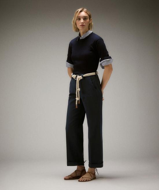 25SS 페트레이 스트레이트 팬츠 PED5344 99011950 215 Blue - PEUTEREY