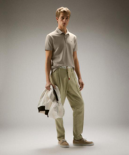 25SS 페트레이 폴로 티셔츠 PEU5471 99012182 859 Amaretto - PEUTEREY