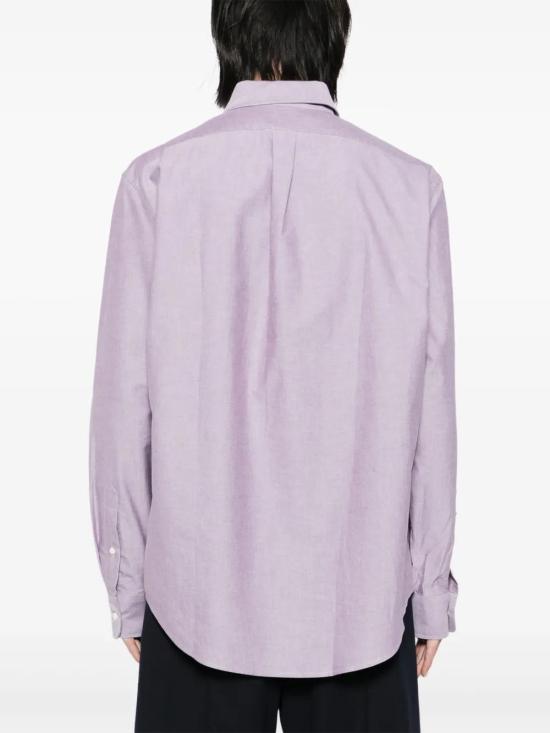  메종키츠네 긴팔 셔츠 MM00405WC5012P677 lavender - MAISON KITSUNE