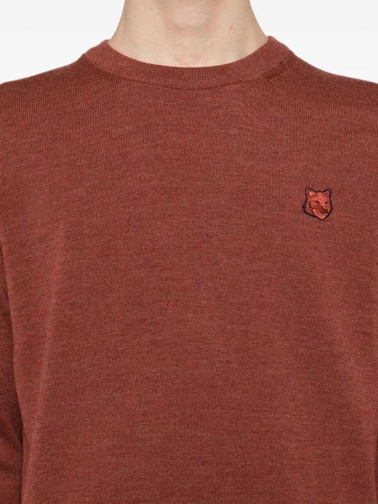  메종키츠네 스웨터 MM00815KT1036P285 brown - MAISON KITSUNE