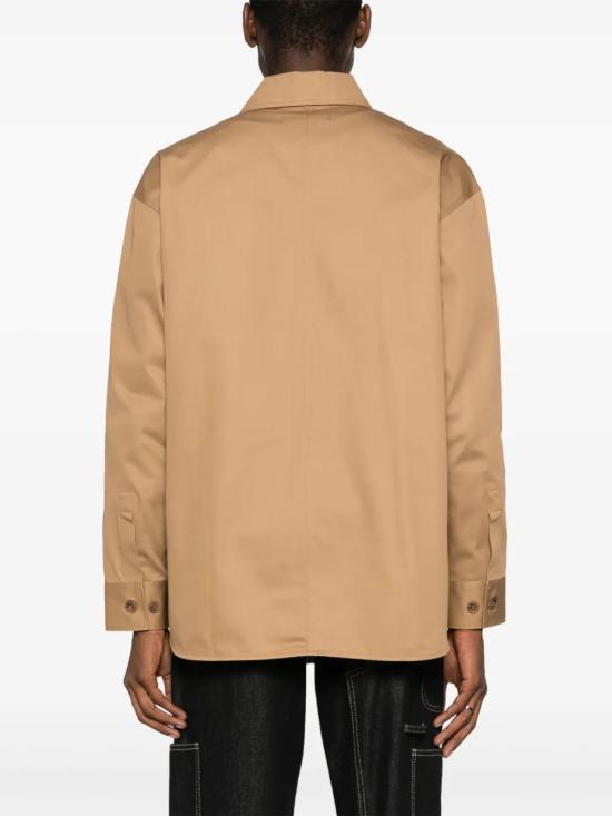  메종키츠네 긴팔 셔츠 LM00407WW0078 camel - MAISON KITSUNE