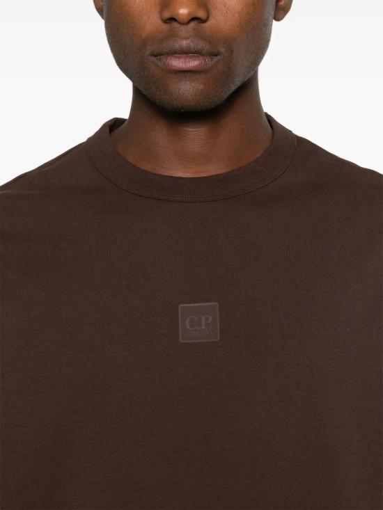  씨피 컴퍼니 긴팔 티셔츠 17CLSS032A006452W brown - C.P. COMPANY