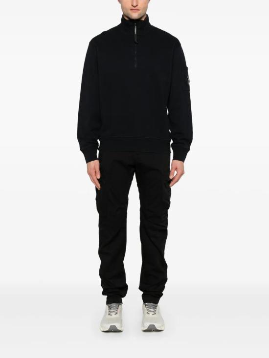  씨피 컴퍼니 긴팔 티셔츠 18CMSS125A110044G navy - C.P. COMPANY