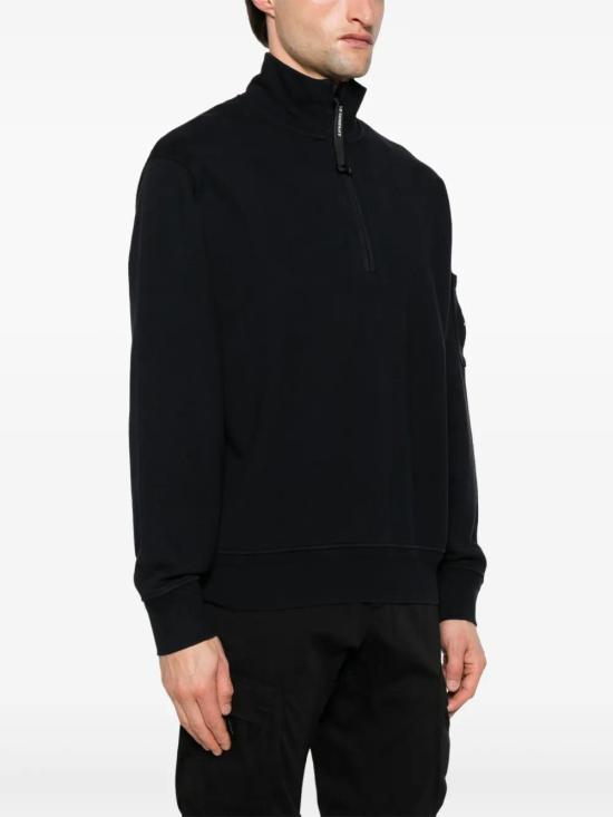  씨피 컴퍼니 긴팔 티셔츠 18CMSS125A110044G navy - C.P. COMPANY