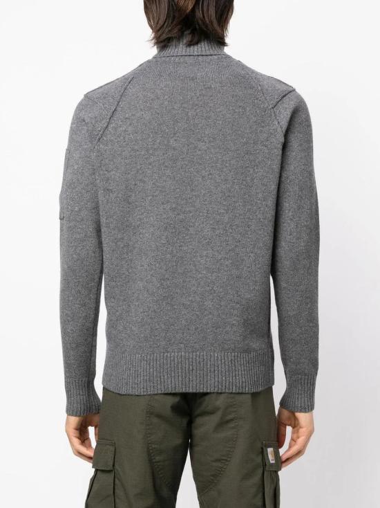  씨피 컴퍼니 스웨터 13CMKN088A005504A grey - C.P. COMPANY