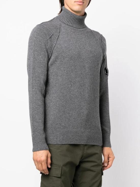  씨피 컴퍼니 스웨터 13CMKN088A005504A grey - C.P. COMPANY