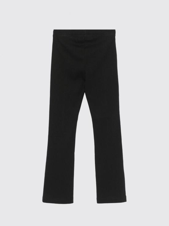 25FW [키즈] 오프화이트 스트레이트 팬츠 OGCA009S25JER001 1001 Black - OFF WHITE