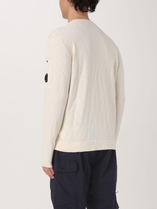 25FW 씨피 컴퍼니 스웨터 18CMKN302A110373A 103 White - C.P. COMPANY