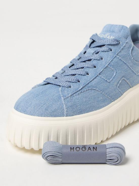 25FW 호간 뮬/슬리퍼 HXW6450FE91U0T U030 Denim - HOGAN