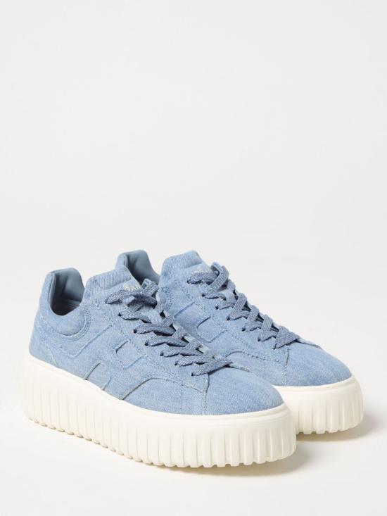 25FW 호간 뮬/슬리퍼 HXW6450FE91U0T U030 Denim - HOGAN