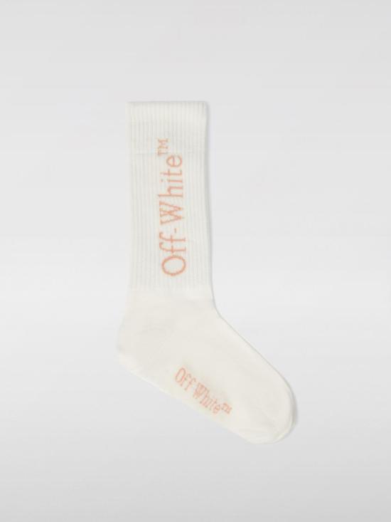 25FW [키즈] 오프화이트 발목 양말 OGRA003S25KNI001 0130 Pink