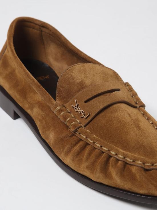 26SS 생로랑 로퍼 8168122W5AC 9808 Brown - SAINT LAURENT