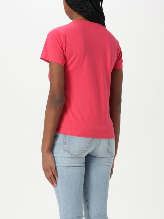 25FW 핑코 반팔 티셔츠 100535A2G7 O57 Red - PINKO