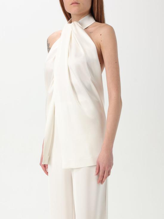 25SS 스텔라 맥카트니 민소매 티셔츠 6T02383FU302 9200 Yellow Cream - STELLA MCCARTNEY