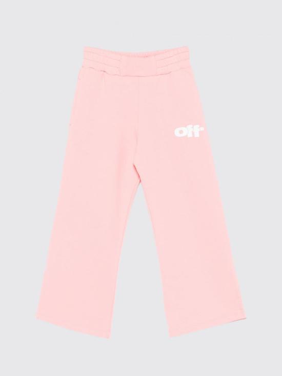 25SS [키즈] 오프화이트 트레이닝/조거 팬츠 OGCH00AS25FLE001 3001 Pink