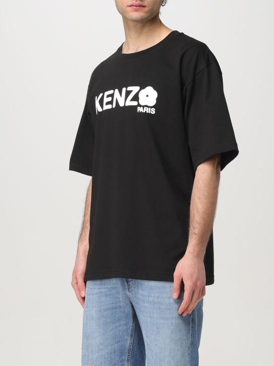 25FW 겐조 반팔 티셔츠 FF55TS4914SG 99J Black - KENZO