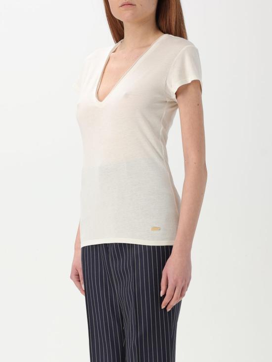 25SS 톰포드 반팔 티셔츠 TSJ584JEX137 AW035 White - TOMFORD