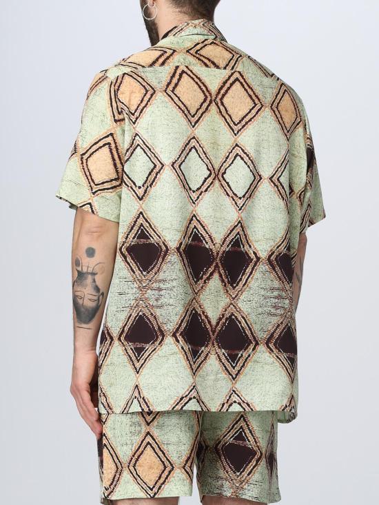  파울라 반팔 셔츠 09DP60060000701 LIGHT GREEN PINK Green - PAURA