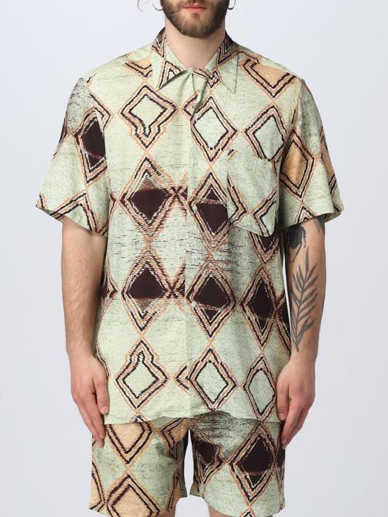  파울라 반팔 셔츠 09DP60060000701 LIGHT GREEN PINK Green