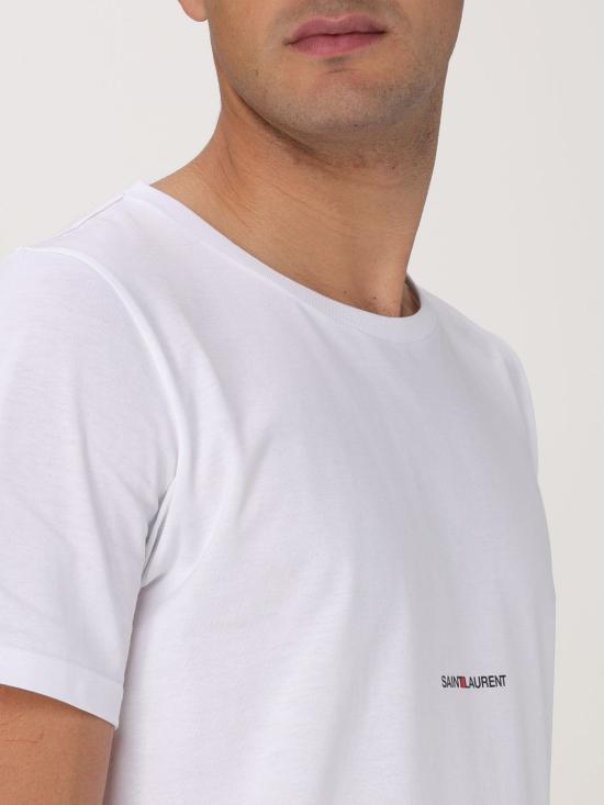 25FW 생로랑 리브 고쉬 티셔츠 464572YB2DQ 9000 White - SAINT LAURENT