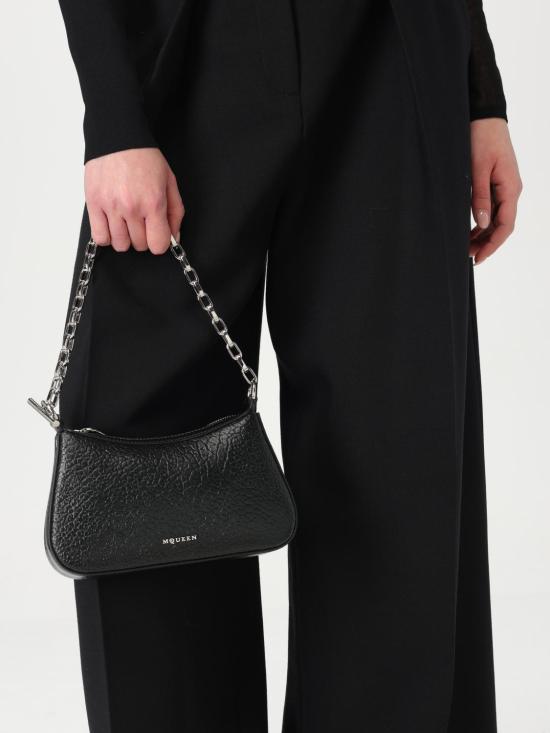 25FW 알렉산더 맥퀸 숄더백 8135531VDGB 1000 Black - ALEXANDER MCQUEEN
