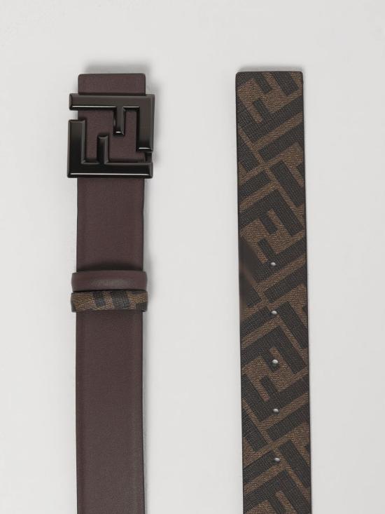 25SS 펜디 가죽 벨트 7C0541ASIW F1S9V Dark - FENDI