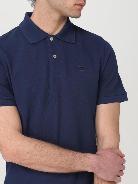 25SS 발렌티노 가라바니 폴로 티셔츠 6V3MH03UAQ7 D51 Blue - VALENTINO GARAVANI