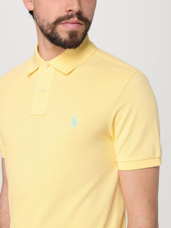 25FW 폴로 랄프로렌 폴로 티셔츠 710795080 003 Yellow - POLO RALPH LAUREN