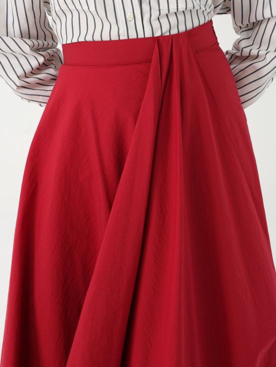 25SS 브루넬로 쿠치넬리 롱 스커트 M0F79G3812 C3118 Red - BRUNELLO CUCINELLI