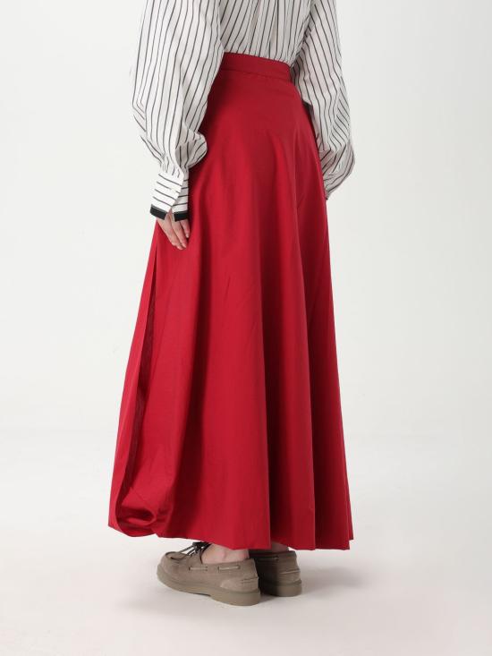 25SS 브루넬로 쿠치넬리 롱 스커트 M0F79G3812 C3118 Red - BRUNELLO CUCINELLI