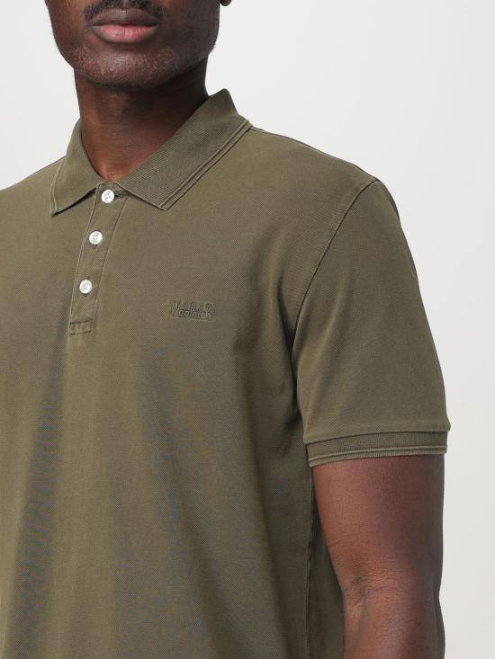 25FW 울리치 폴로 티셔츠 CFWOPO0065MRUT1483 6006 Green - WOOLRICH