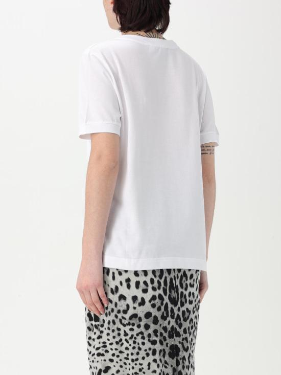 25FW 돌체앤가바나 반팔 티셔츠 F8N08ZGDCWQ W0800 White - DOLCE & GABBANA