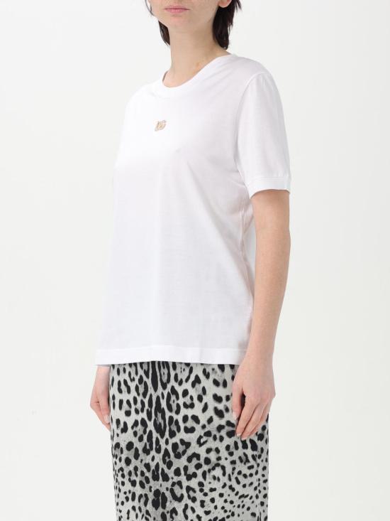 25FW 돌체앤가바나 반팔 티셔츠 F8N08ZGDCWQ W0800 White - DOLCE & GABBANA