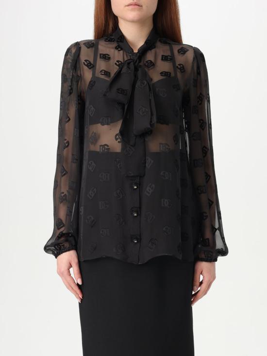 25SS 돌체앤가바나 블라우스 F5Q44TFJTBR N0000 Black