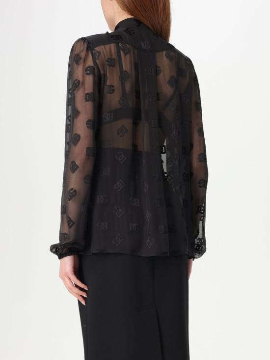 25SS 돌체앤가바나 블라우스 F5Q44TFJTBR N0000 Black - DOLCE & GABBANA