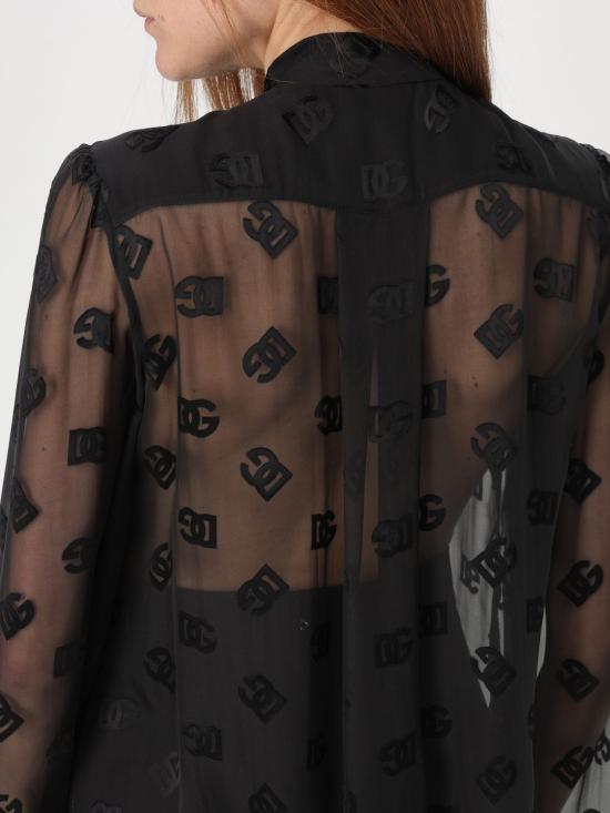 25SS 돌체앤가바나 블라우스 F5Q44TFJTBR N0000 Black - DOLCE & GABBANA