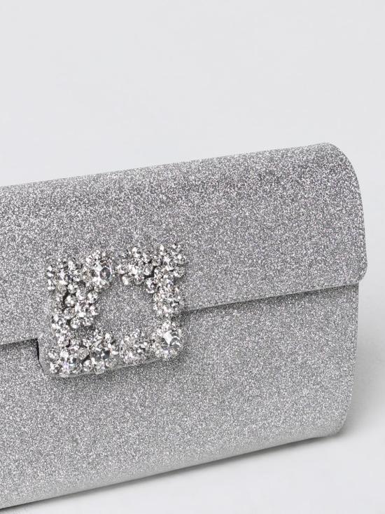 25SS 로저비비에 클러치/파우치 RBWAMFD0200JQO 1920 Silver - ROGER VIVIER