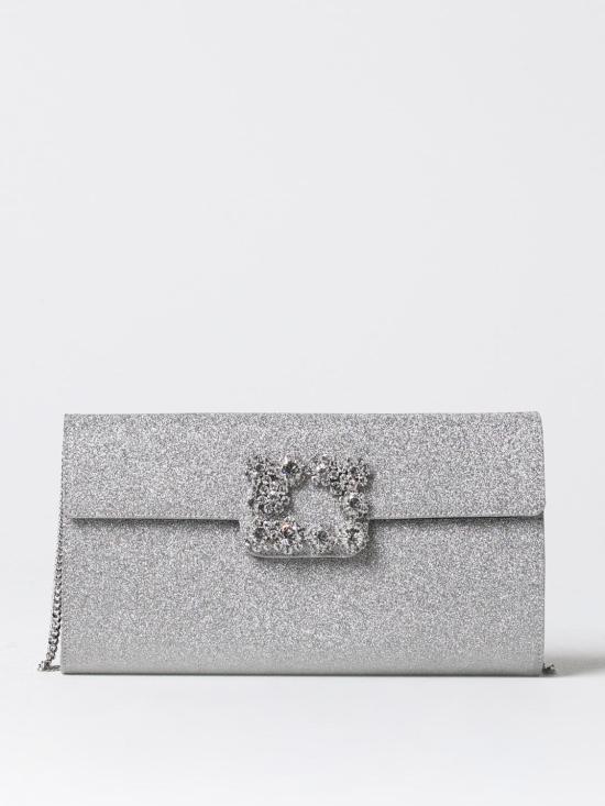 25SS 로저비비에 클러치/파우치 RBWAMFD0200JQO 1920 Silver