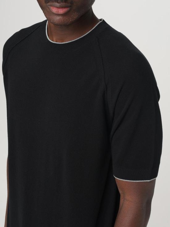 25SS 파올로페코라 반팔 티셔츠 A017F100 9000 Black - PAOLO PECORA