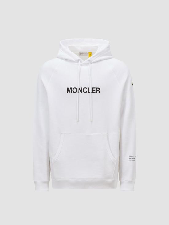 25SS 몽클레어 후드 티셔츠 K109U8G00001M5214 001 White