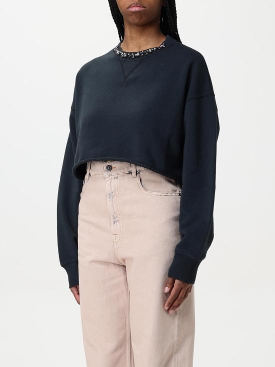 25SS 골든구스 스웨터 GWP02203P00189690456 Black - GOLDEN GOOSE