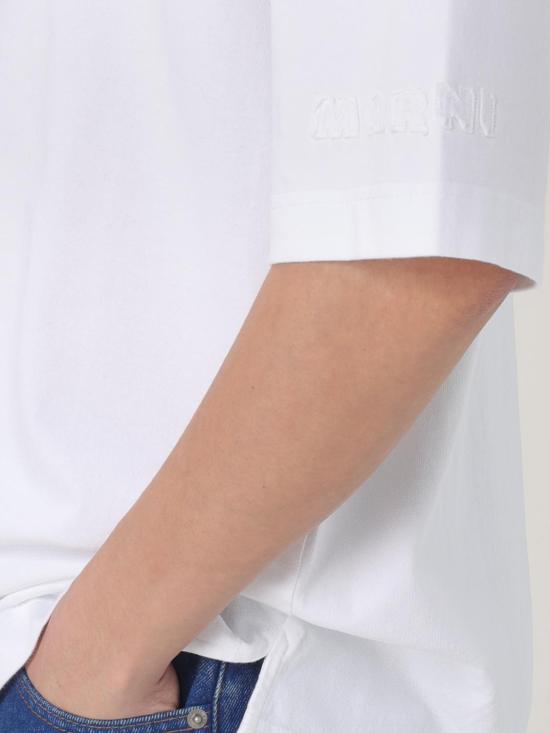 25FW 마르니 폴로 티셔츠 POMU0037X0UTC406 00W01 White - MARNI